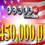 Powerball lottery draw 11.02.2015-$450 million Wednesday jackpot!!